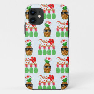 Mele Kalikimaka Hawaiianische Ananas Frohe Weihnac Case-Mate iPhone Hülle