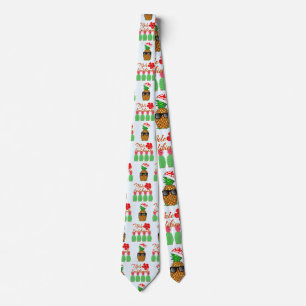 Mele Kalikimaka Hawaiianische Ananas Frohe Weihnac Krawatte
