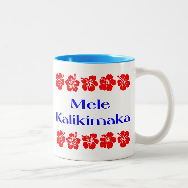 Mele Kalikimaka Hawaiianische Tasse für den Weihna (Rechts)