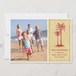 Mele Kalikimaka Hawaiianische Weihnachtskarten Feiertagskarte