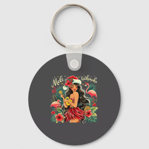 Mele Kalikimaka Hawaiianisches Weihnachten Hula Mä Schlüsselanhänger