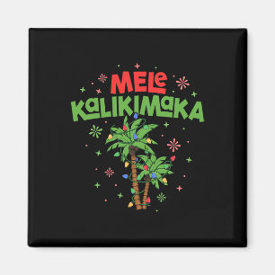 Mele Kalikimaka Hawaiianisches Weihnachten Palme B Magnet