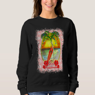 Mele Kalikimaka Hawaiianisches Weihnachtssurfen Sweatshirt