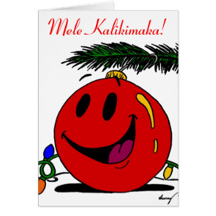 Mele Kalikimaka Hawaiin Weihnachtskarte