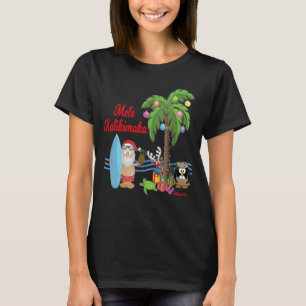 Mele Kalikimaka hawaiisches Weihnachtsandenken T-Shirt