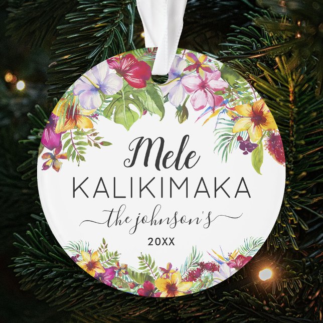 Mele Kalikimaka Holiday Ornament (Von Creator hochgeladen)