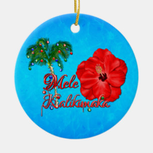 Mele Kalikimaka Keramikornament