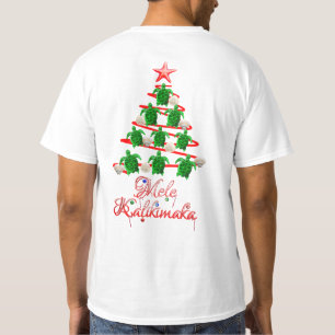 Mele Kalikimaka-Meeresschildkröten T-Shirt
