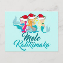 Mele Kalikimaka Meerjungfrau-Weihnachtsniedlicher
