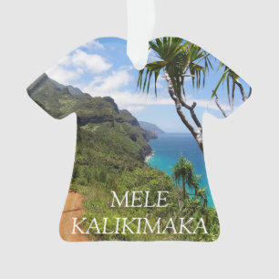 Mele Kalikimaka Merry Christmas Hawaii Keepake Ornament
