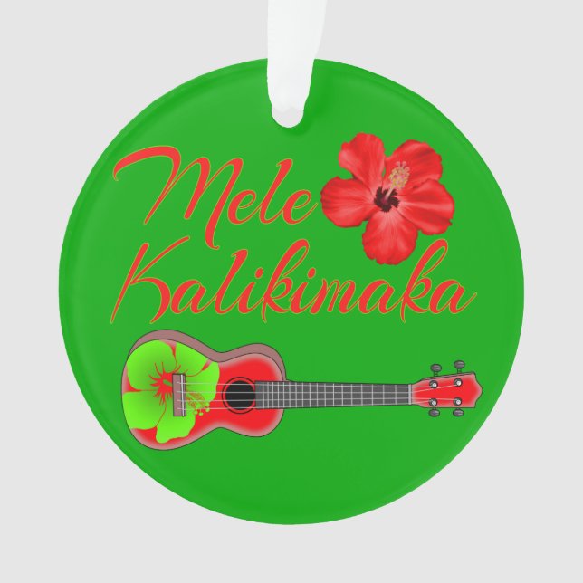 Mele Kalikimaka Ornament (Vorderseite)