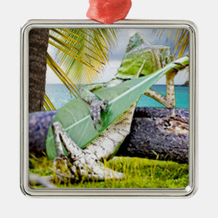 Mele Kalikimaka Ornament Aus Metall