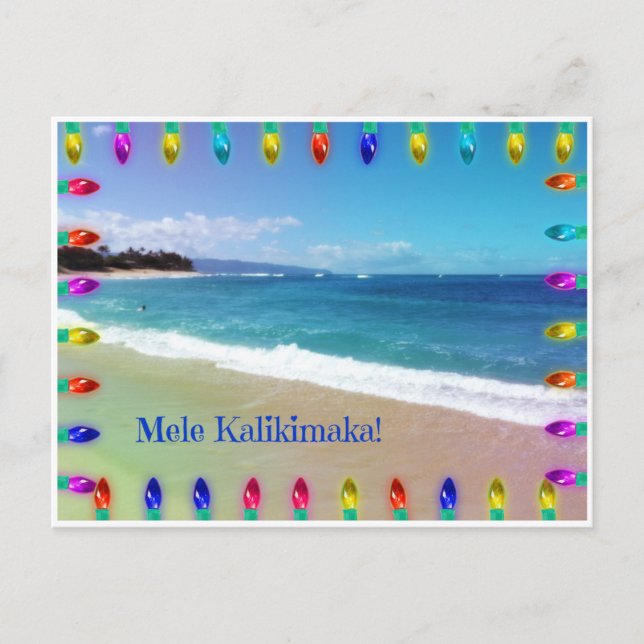 Mele Kalikimaka! Postkarte (Vorderseite)