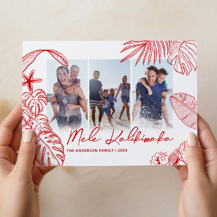 Mele Kalikimaka Red 3 Foto Weihnachten