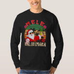 Mele Kalikimaka Retro Christmas Santa Shaka Hawaii T-Shirt<br><div class="desc">Mele Kalikimaka Retro Christmas Santa Shaka Hawaii</div>