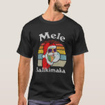 Mele Kalikimaka Retro Christmas Santa Shaka Hawaii T-Shirt<br><div class="desc">Mele Kalikimaka Retro Christmas Santa Shaka Hawaii Short Sleeve</div>
