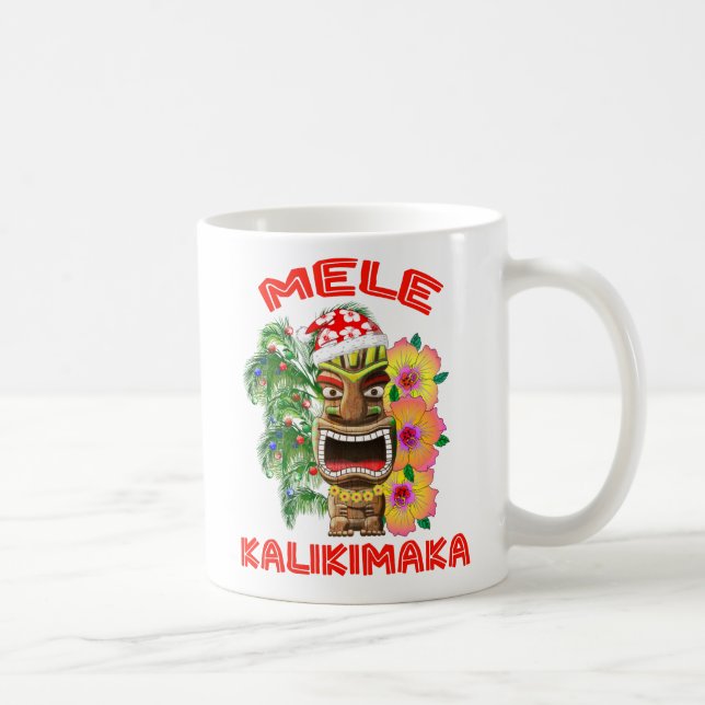 Mele Kalikimaka Santa Claus Tiki Tasse (Rechts)