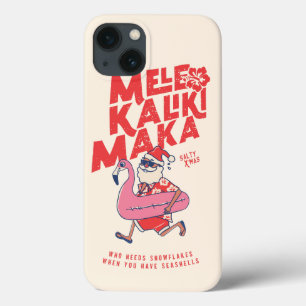 Mele Kalikimaka Santa Flamingo Christmas Getaways Case-Mate iPhone Hülle
