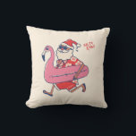 Mele Kalikimaka Santa Flamingo Christmas Getaways Kissen<br><div class="desc">Hast du vor, zu Weihnachten nach Hawaii zu reisen? Vergessen Sie nicht, den Einheimischen ein frohes Weihnachtsfest mit diesem lustigen und einzigartigen tropischen Abschlag für die Weihnachtszeit zu wünschen. Mit der Phrase Mele Kalikimaka, was frohe Weihnachten bedeutet. Das perfekte Geschenk für jeden, der zu Weihnachten in Hawaii Urlaub macht oder...</div>