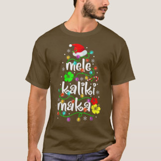 Mele Kalikimaka Shirt für Frauen Hawaii Hawaii Ch