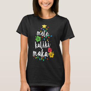 Mele Kalikimaka Shirt für Frauen Hawaii Hawaii Ch
