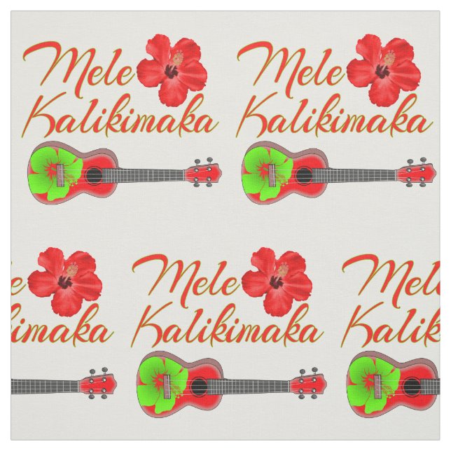 Mele Kalikimaka Stoff (Muster)