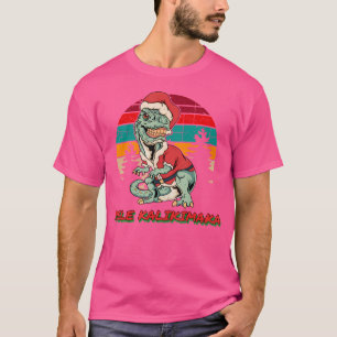 Mele Kalikimaka T Rex Shirt Hawaii Weihnachten