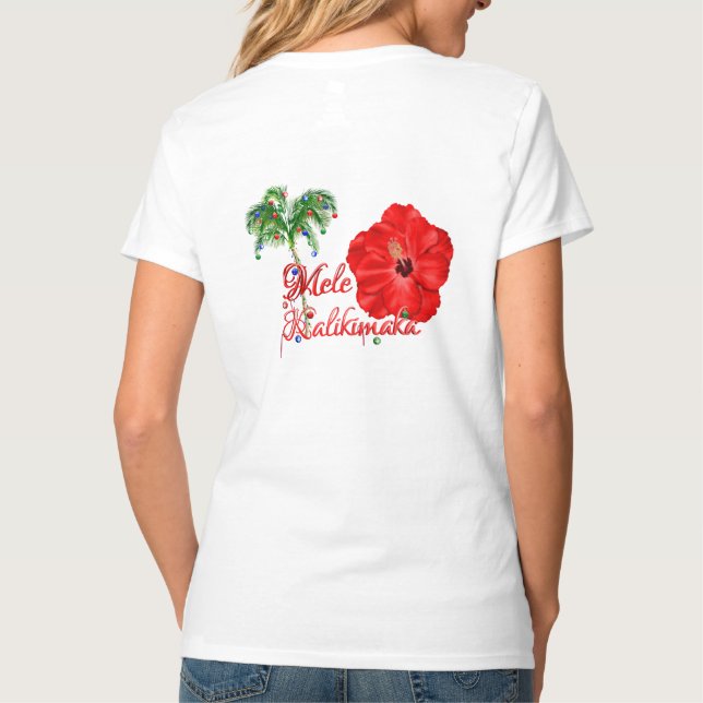 Mele Kalikimaka T-Shirt (Rückseite)