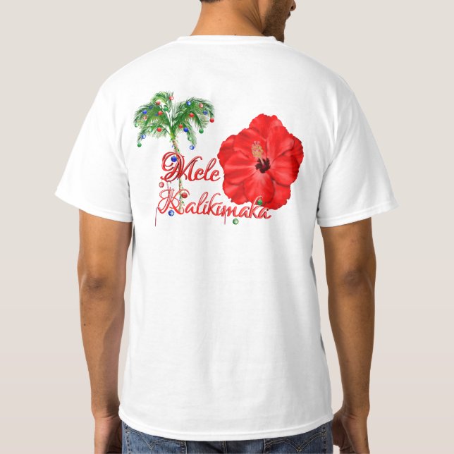Mele Kalikimaka T-Shirt (Rückseite)