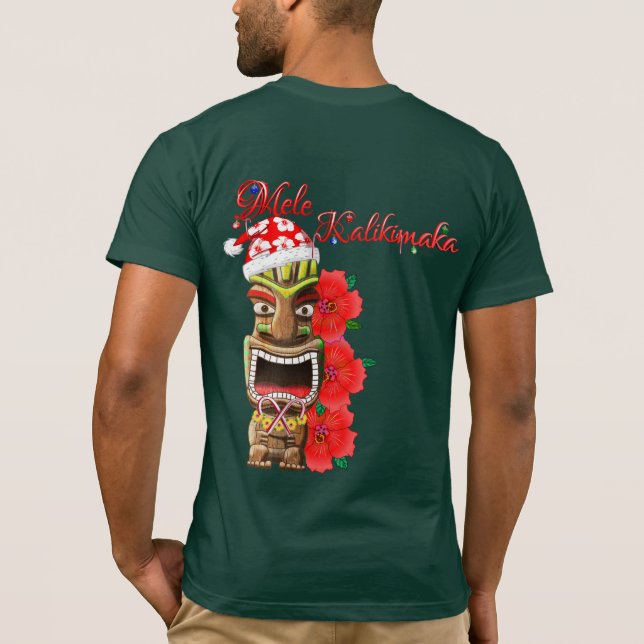 Mele Kalikimaka T-Shirt (Rückseite)