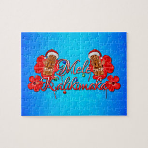 Mele Kalikimaka Tiki Puzzle