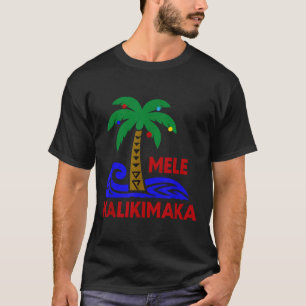 Mele Kalikimaka Trocal Feiertag Palme Weihnachten T-Shirt