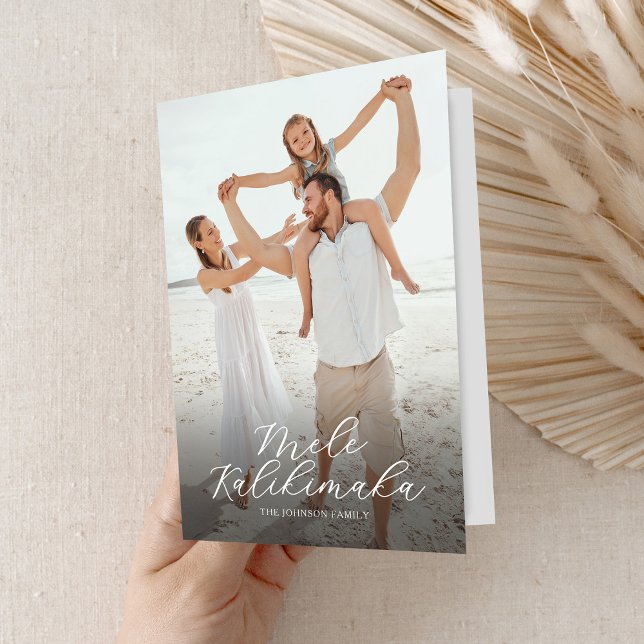 Mele Kalikimaka Tropical 2 Foto Weihnachten (Von Creator hochgeladen)