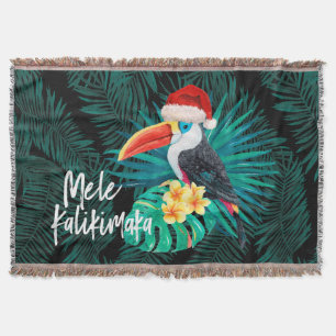 Mele Kalikimaka Tropische Jungle-Vögel Decke