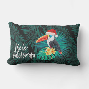 Mele Kalikimaka Tropischer Jungle Birds Palms Kissen Für Draußen