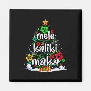 Mele Kalikimaka Tropisches Weihnachten Hawaiianisc Magnet