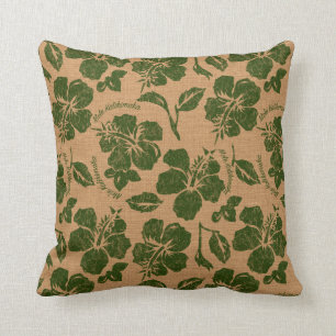 Mele Kalikimaka Vintager hawaiischer Kissen
