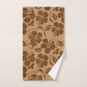 Mele Kalikimaka Vintager Pareau Hawaiianischer Hib Handtuch