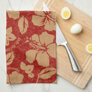 Mele Kalikimaka Vintager Pareau Küchentuch