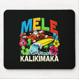 Mele Kalikimaka Weihnachten Weihnachtsfeiertag Wei Mousepad