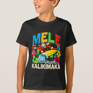 Mele Kalikimaka Weihnachten Weihnachtsfeiertag Wei T-Shirt
