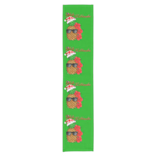 Mele Kalikimaka Weihnachtsananas Kurzer Tischläufer