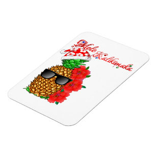 Mele Kalikimaka Weihnachtsananas Magnet