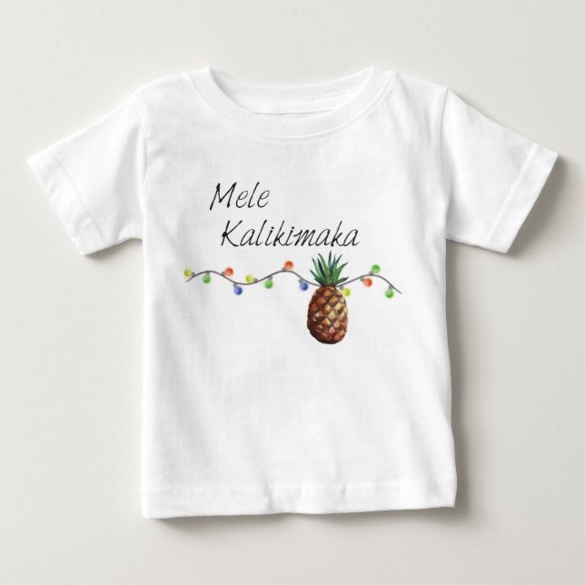 Mele Kalikimaka - Weihnachtsbaby-Shirt Baby T-shirt (Vorderseite)