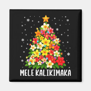 Mele Kalikimaka Weihnachtsbaum Hawaiianische Flora Magnet