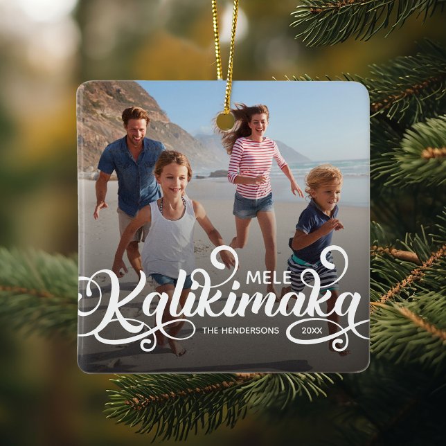 Mele Kalikimaka Weihnachtsgebäck Keramikornament (Von Creator hochgeladen)