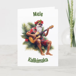 Mele Kalikimaka Weihnachtskarte Dankeskarte