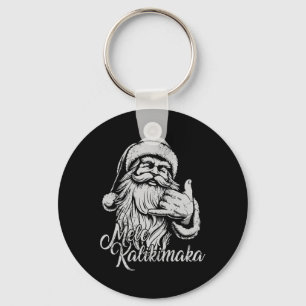 Mele Kalikimaka Weihnachtsmann Hawaiianischer Weih Schlüsselanhänger