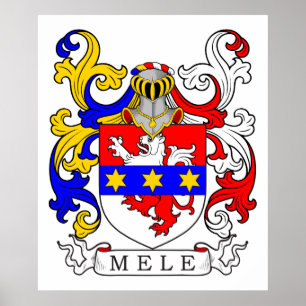 Mele Wappen (italienisch) Poster