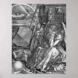 Melencolia Print by Albrecht Durer Poster